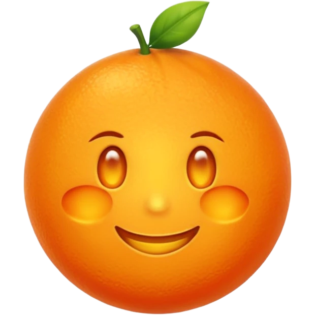 ideal temperature in warm hues emoji