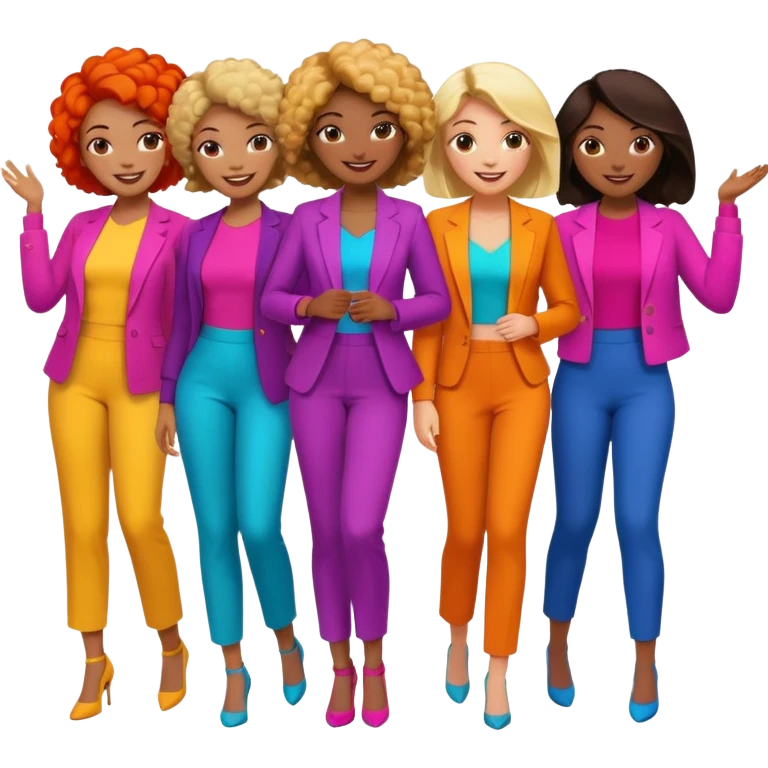 Create an emoji of  women Personal Color emoji