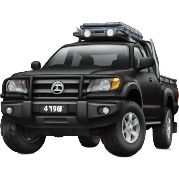 Black 4WD Ute emoji