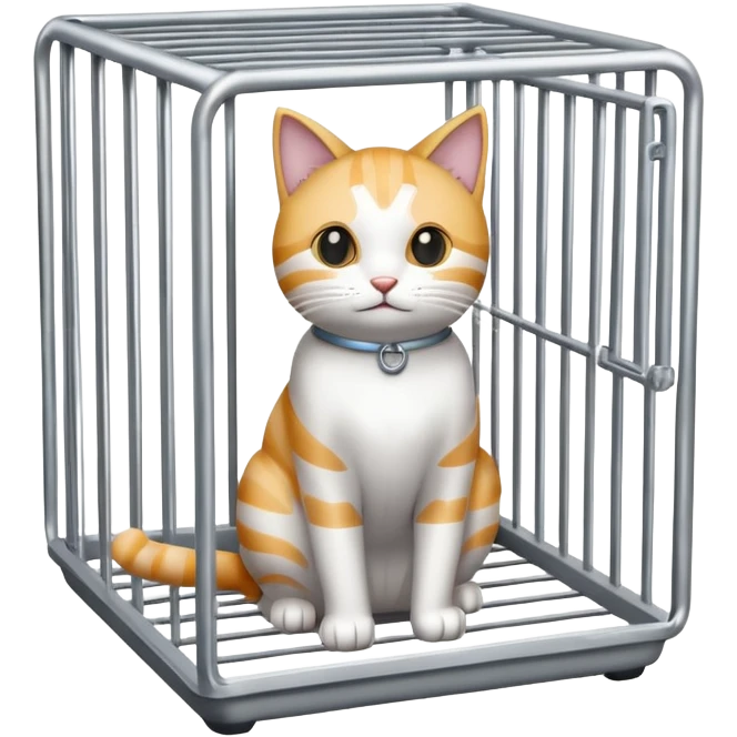cat cage without cat emoji