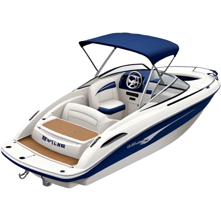 Speedboat - Bayliner 185 Bowrider (Model Year: 2020) (Iconic colour: White with navy blue accents) emoji