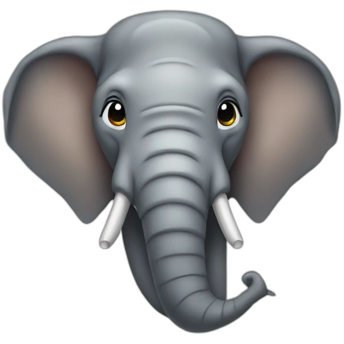 elephant head emoji