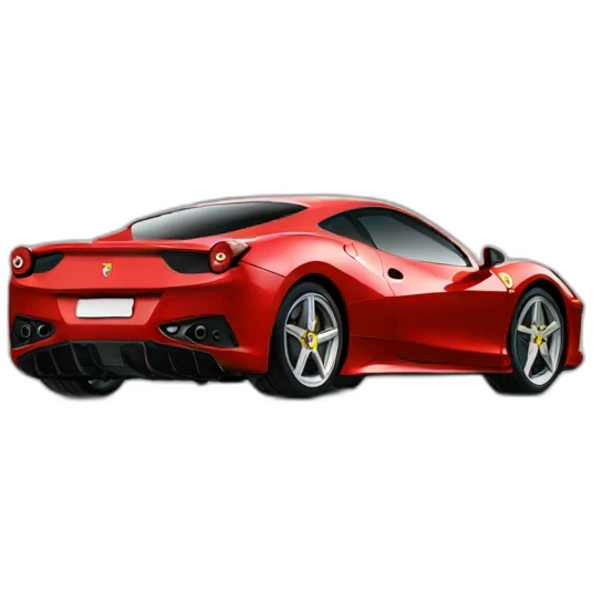 red ferrari emoji