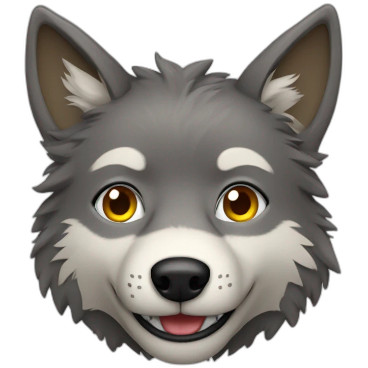 Furry wolf Character emoji