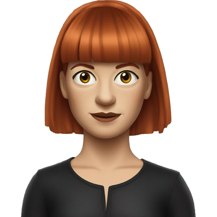 Andrea Arnold director red hair british 60 short bangs emoji