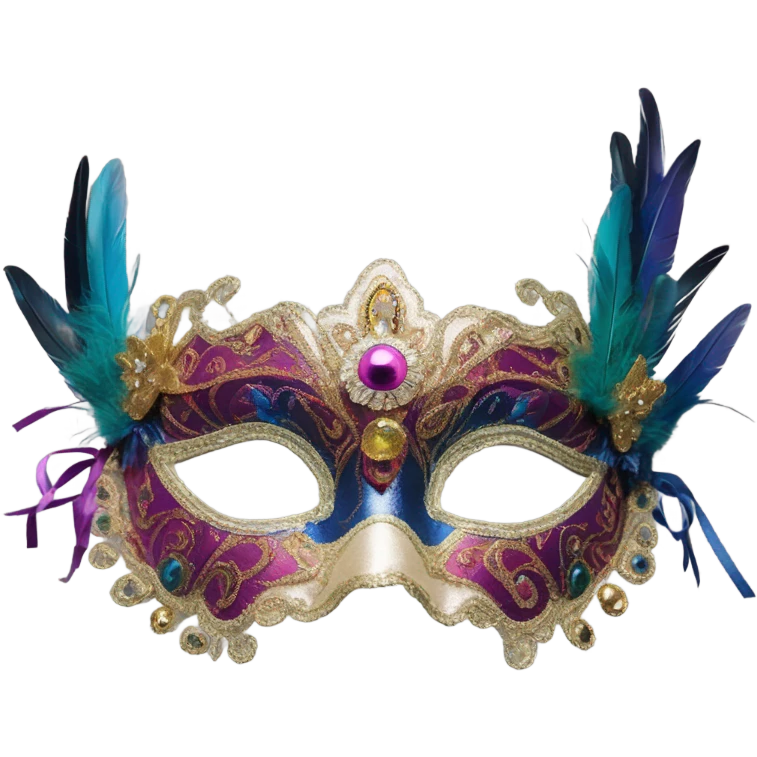 Masquerade eye mask  emoji