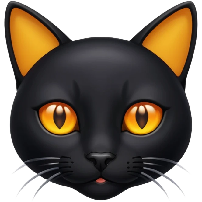 Black cat emoji