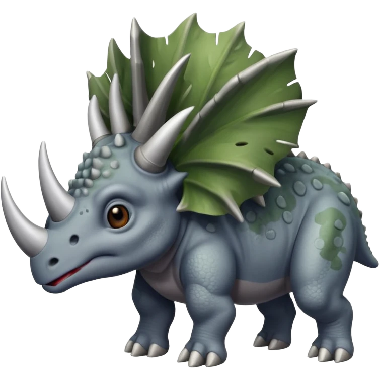 Triceratops emoji