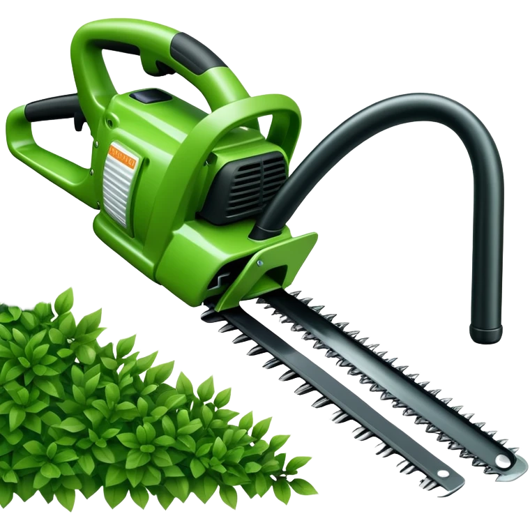 garden hedge trimmer emoji