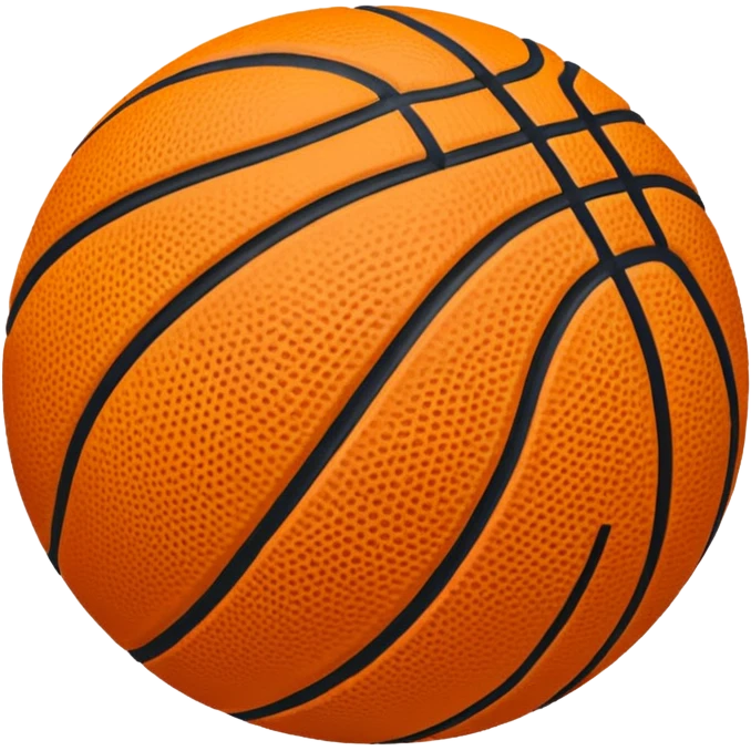 basketball with bold seams emoji