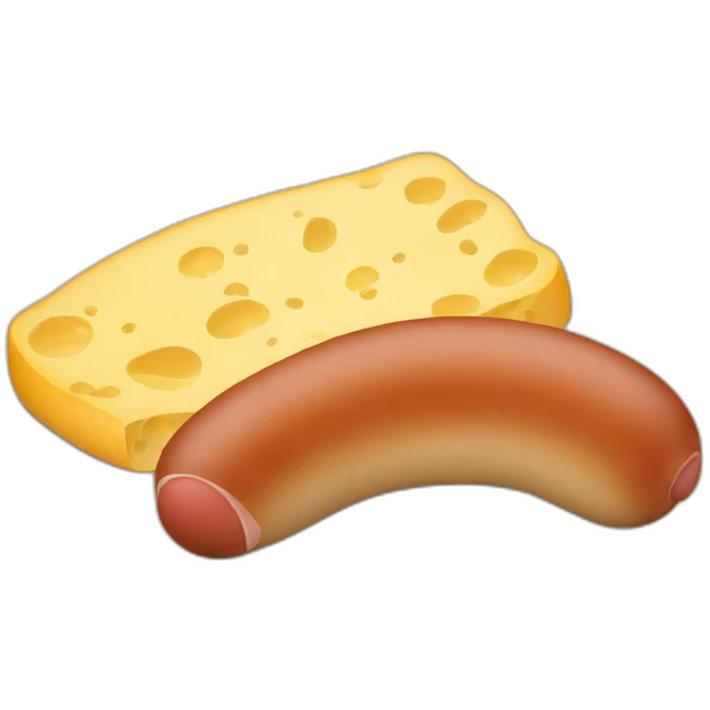 sausage and cheese emoji