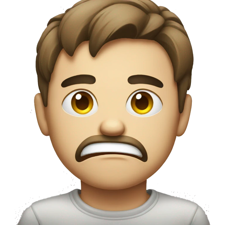 angry cute face emoji