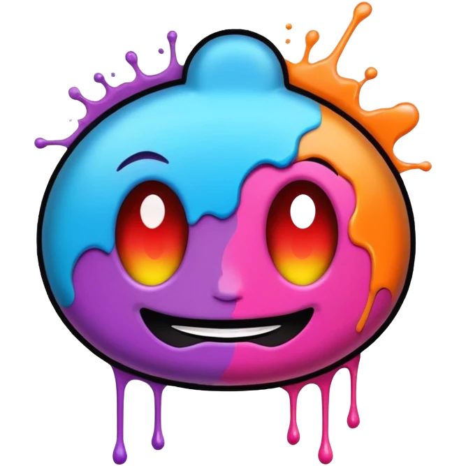 Сделай граффити, надпись "CNS" emoji