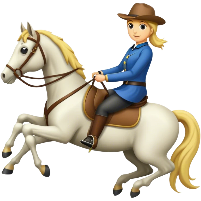 ￼ a horse riding a human ￼ emoji