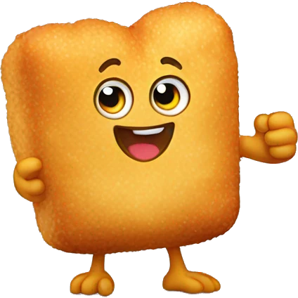 chicken nugget arm flexing emoji