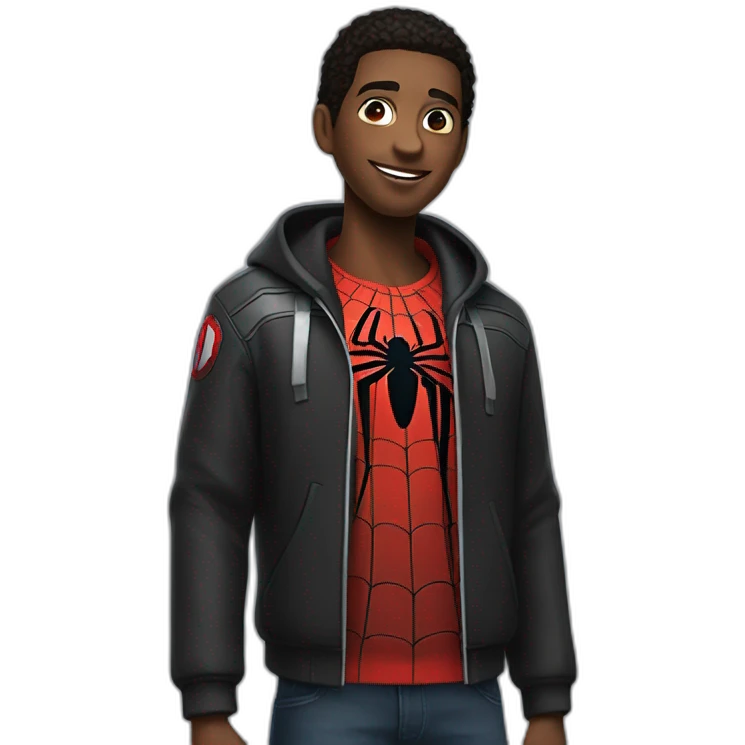 Miles morales choqué emoji