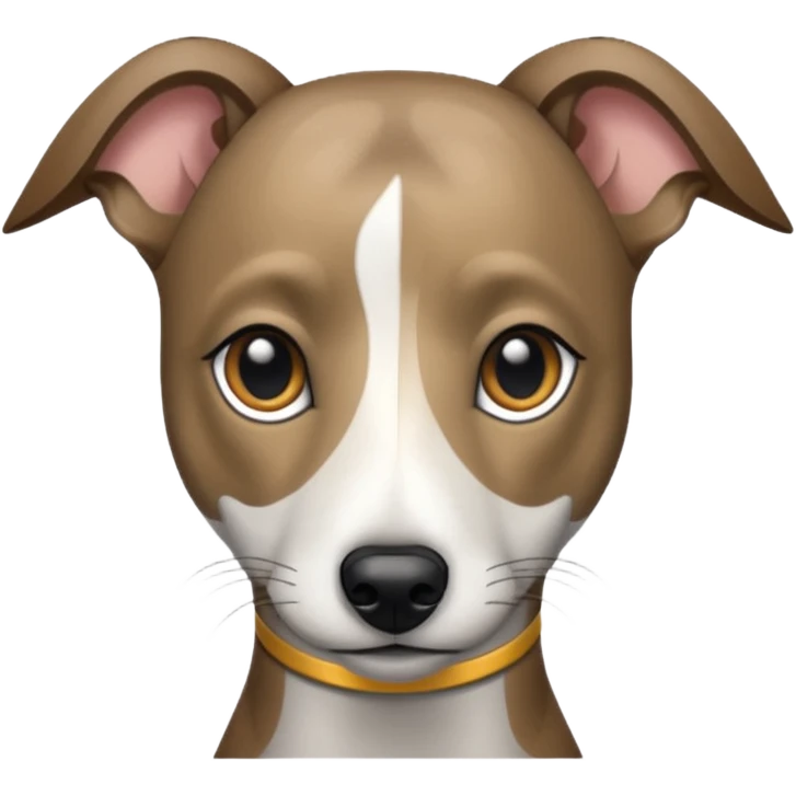Create a brindle whippet emoji emoji