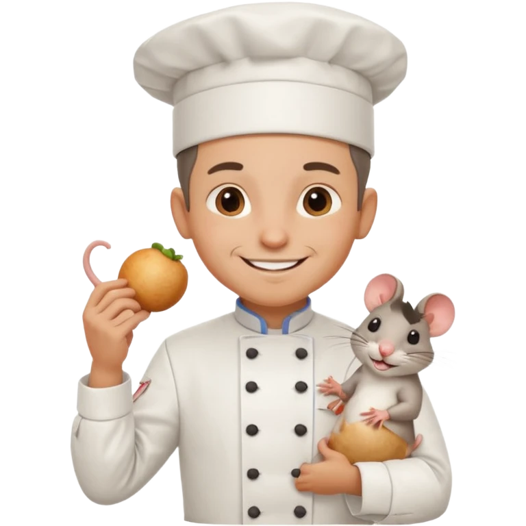 chef with rat emoji