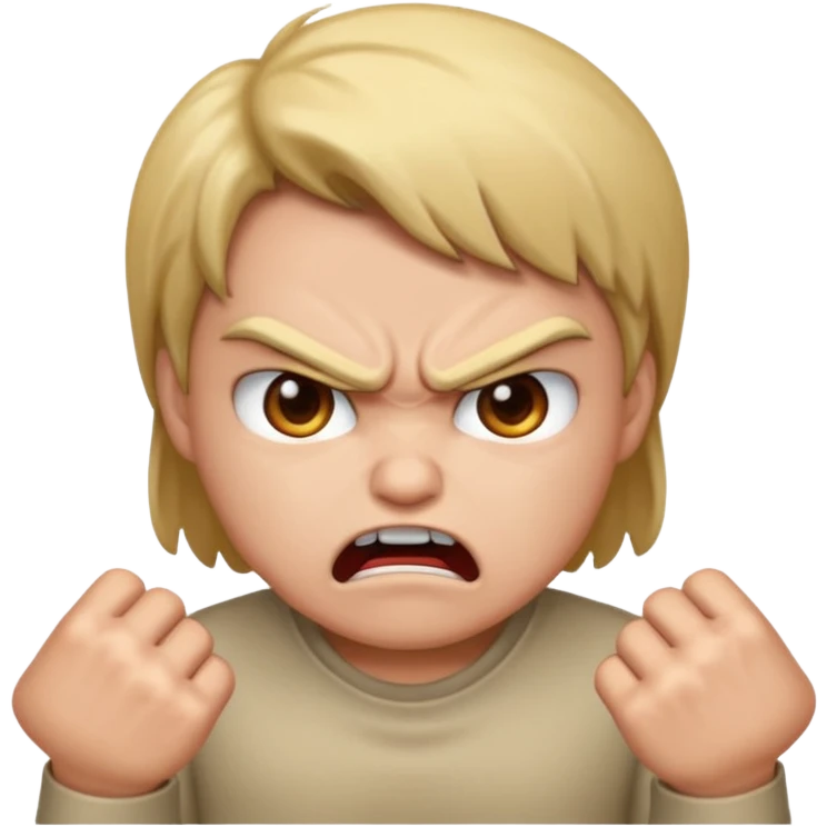 Angry but in love emoji