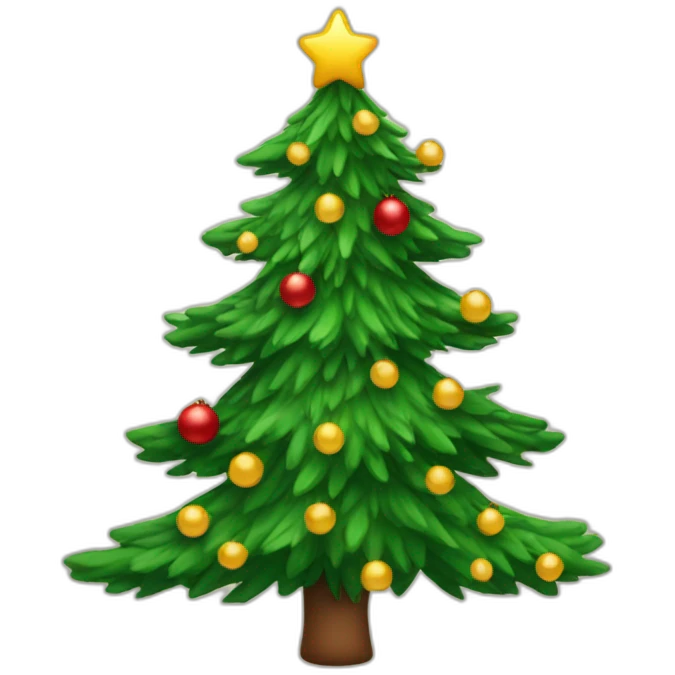 christmas tree emoji