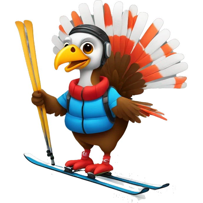 Ski turkey  emoji