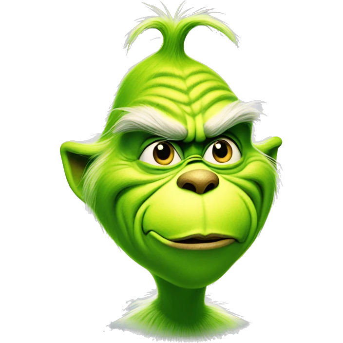 The grinch emoji
