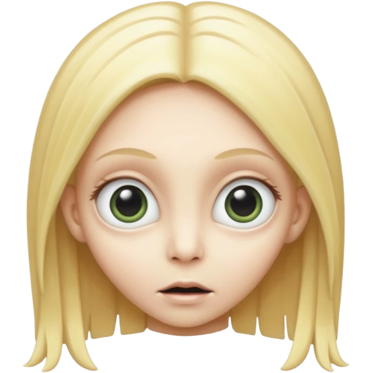 ALIEN WITH BLONDE emoji