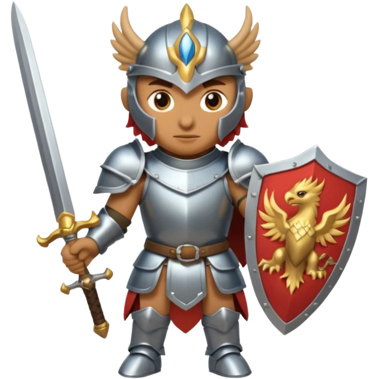 con espadas y grifones emoji