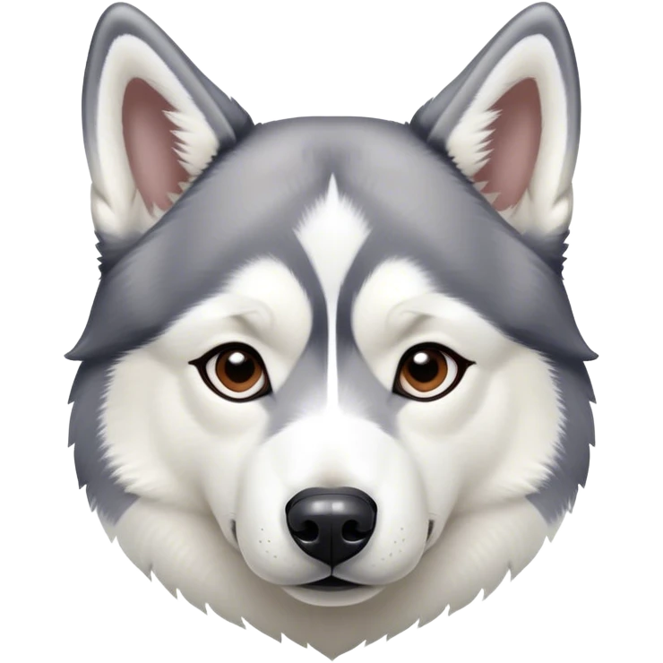 husky dog  emoji