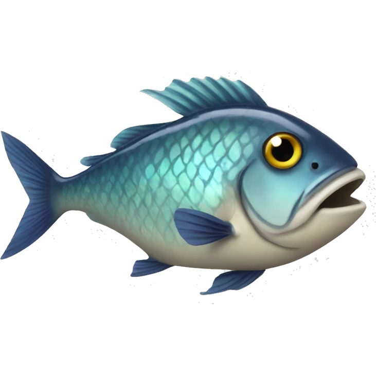 anti-social fish that plays football emoji