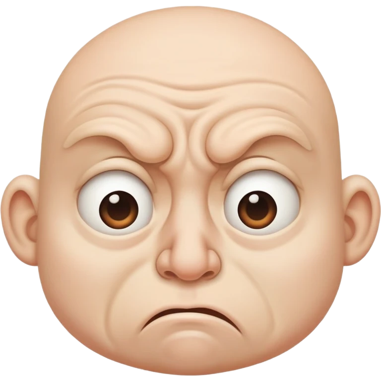 disgusted face emoji