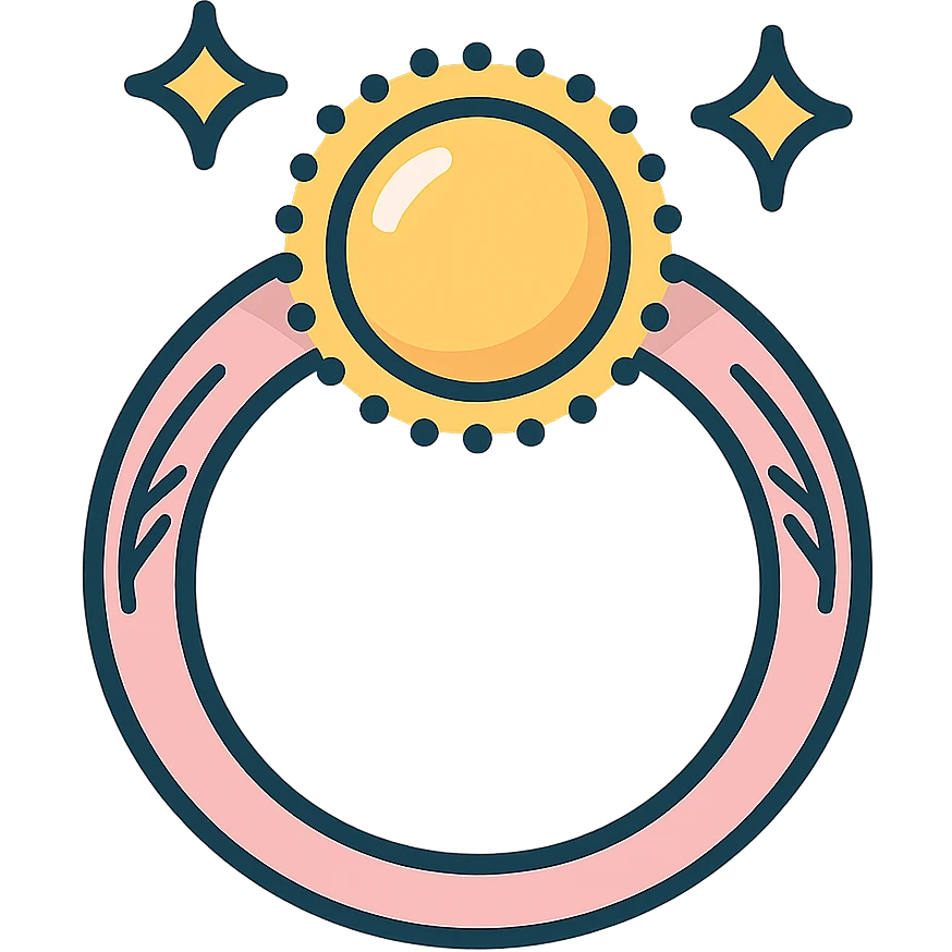 white gold halo ring with soft pink shading and little feathers carved in the ring, elegant style, glowing effect emoji