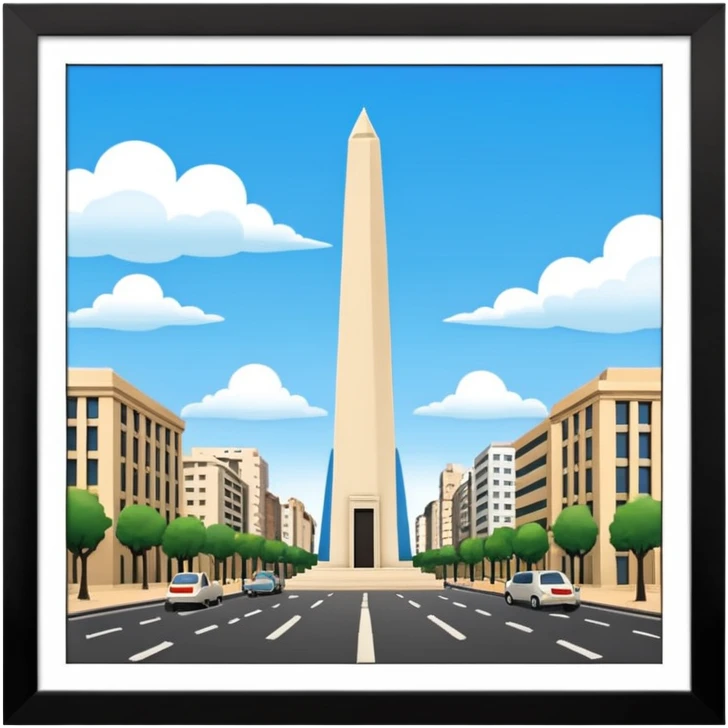 Obelisco argentina  emoji
