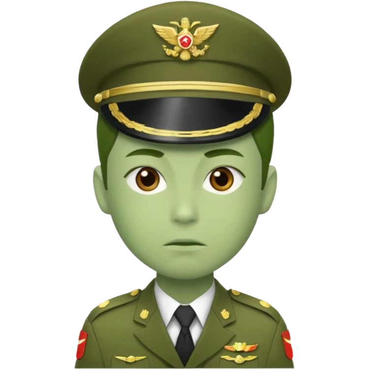 Soldier wasabi emoji