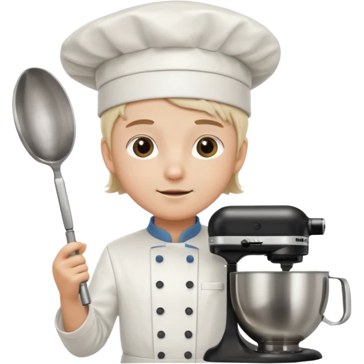 Kid chef – oversized hat, mixer




 emoji