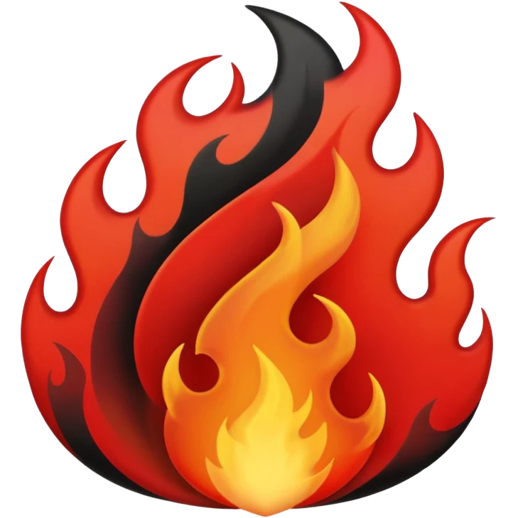❤️‍🔥🖤 emoji