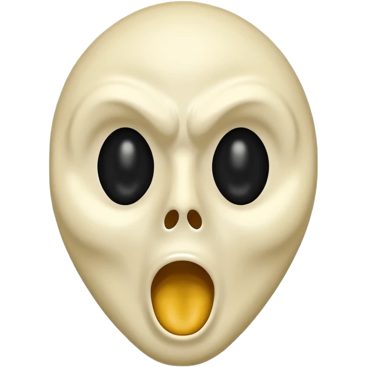 Un emoji de scream emoji