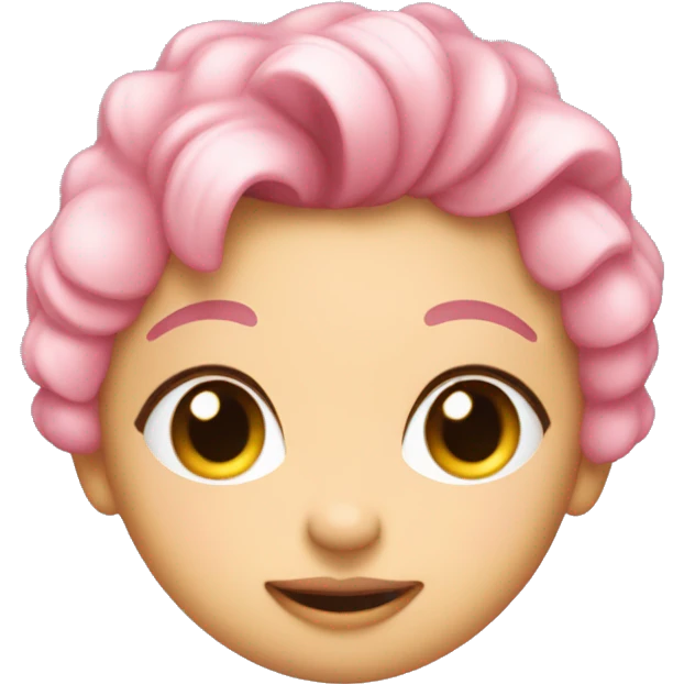 Cutesy, pink, coquette, cute, pretty, girly, comfy emoji