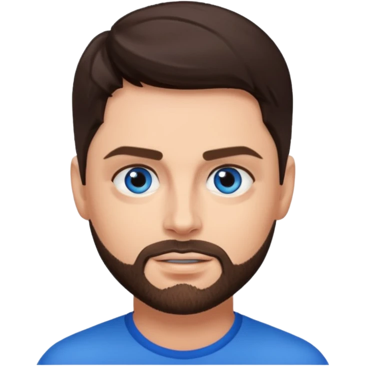 Keith Duffy with blue eyes, dark brown hair  emoji