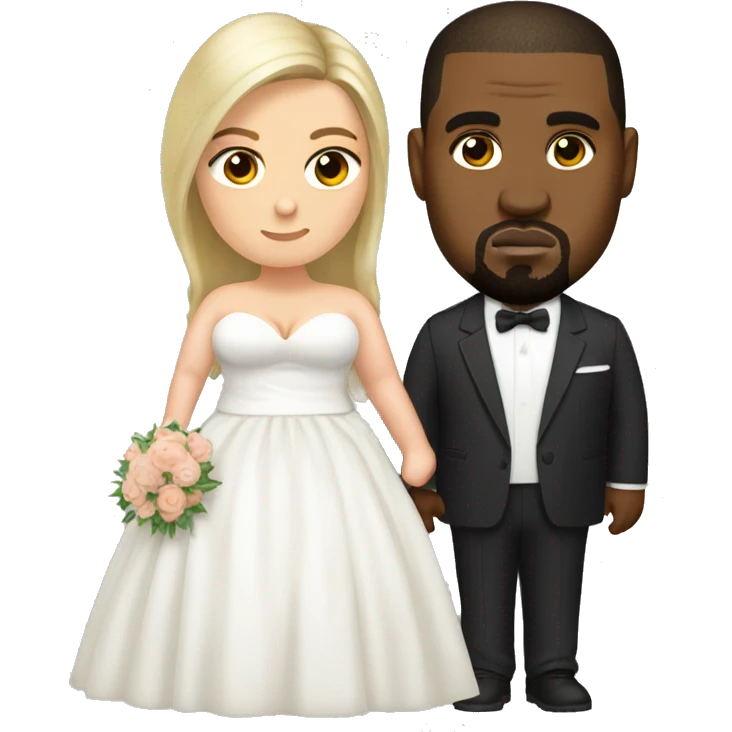 Kanye west marrying fat girl emoji