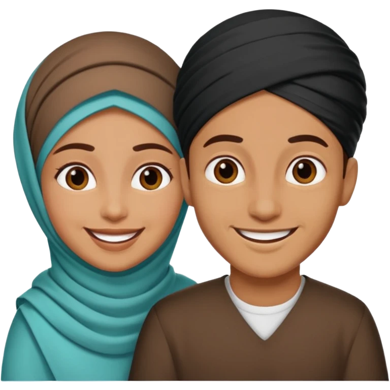 Muhhamad and Aisha  emoji