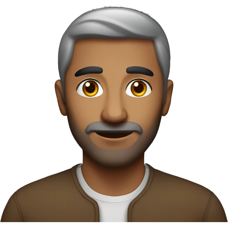a brown middle east man aged about 30 years  emoji