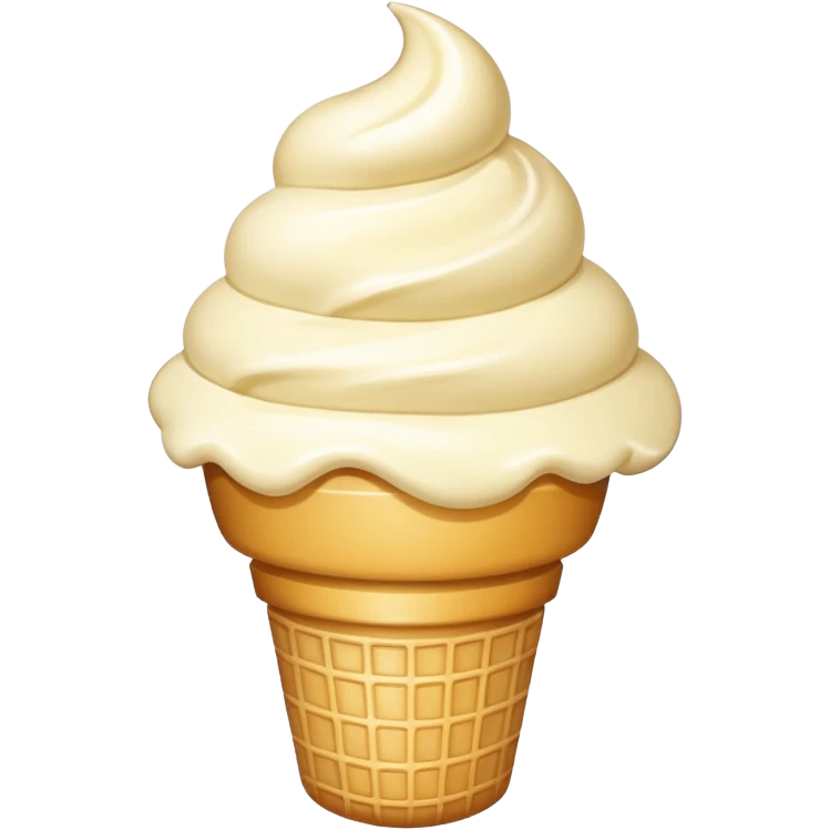 vanilla ice cream emoji