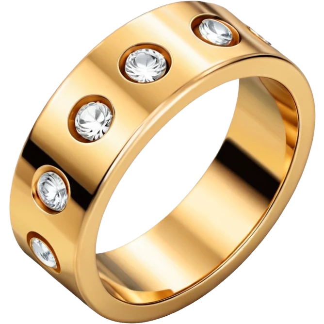 Cartier love ring emoji