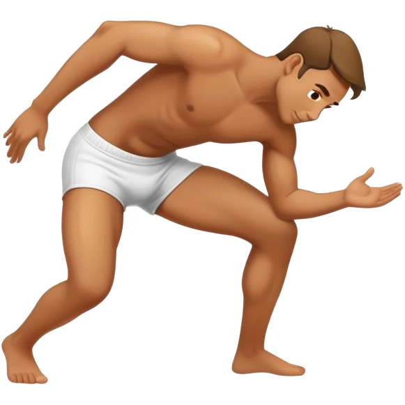 Twerking man emoji