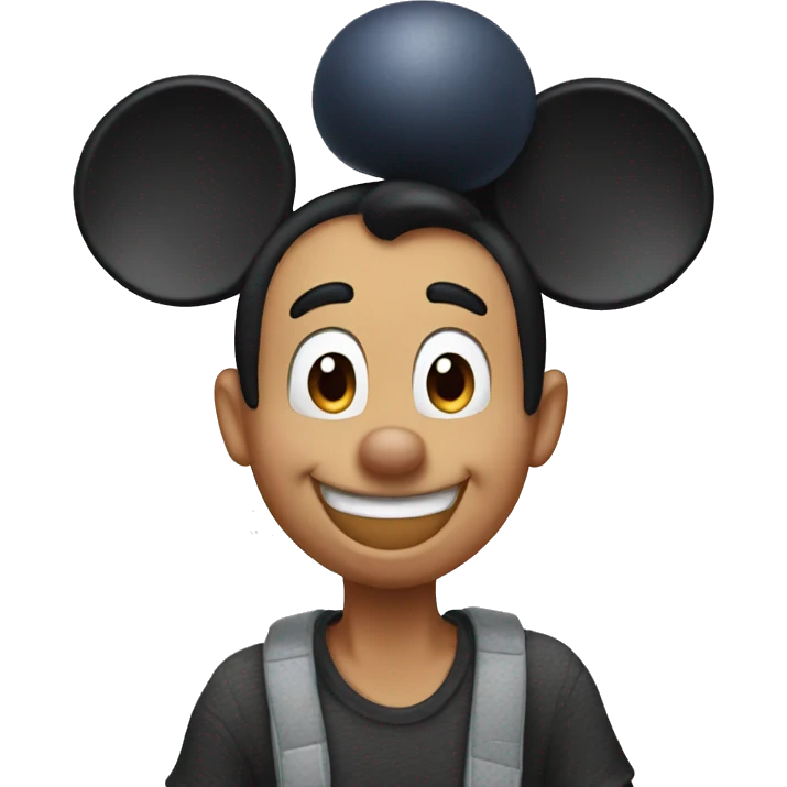 Mickey mouse emoji