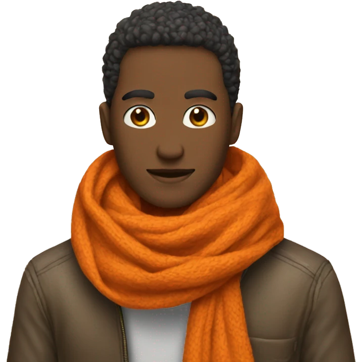 orange scarf emoji