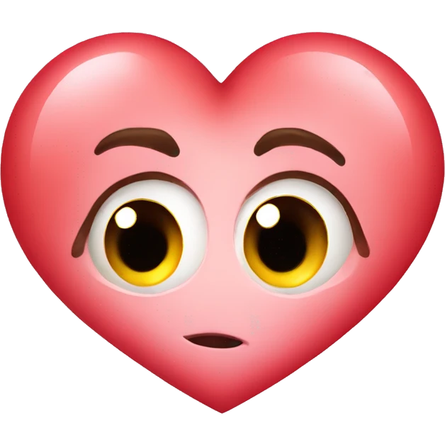 Heart with blinks  emoji