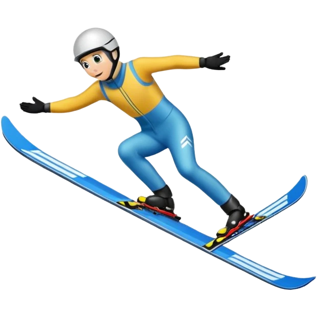 chce motikona skoczka z gry deluxe ski jump 2 takiego pixelowego jak w grze emoji