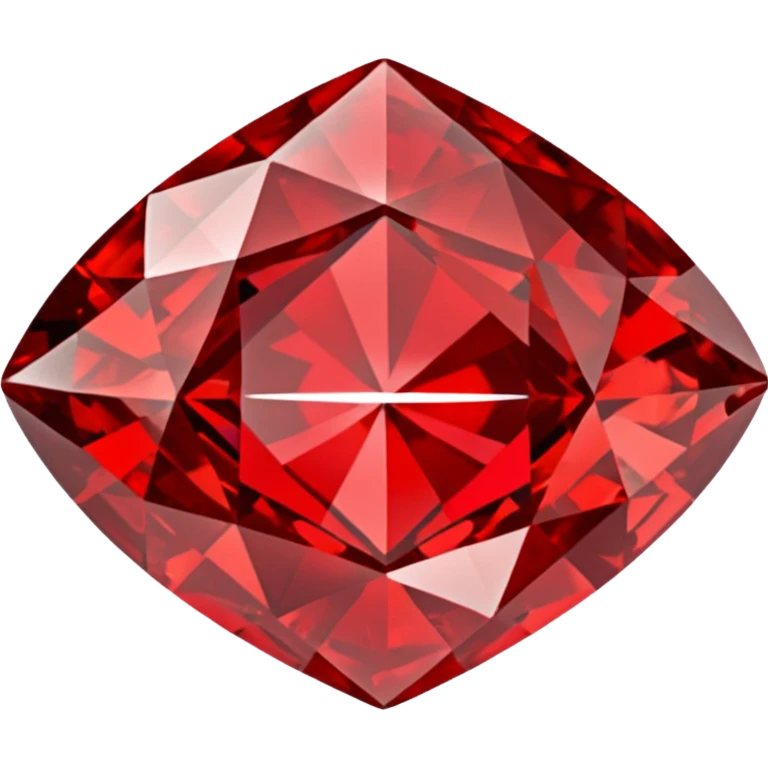 Red diamond carved on its front "RED" emoji